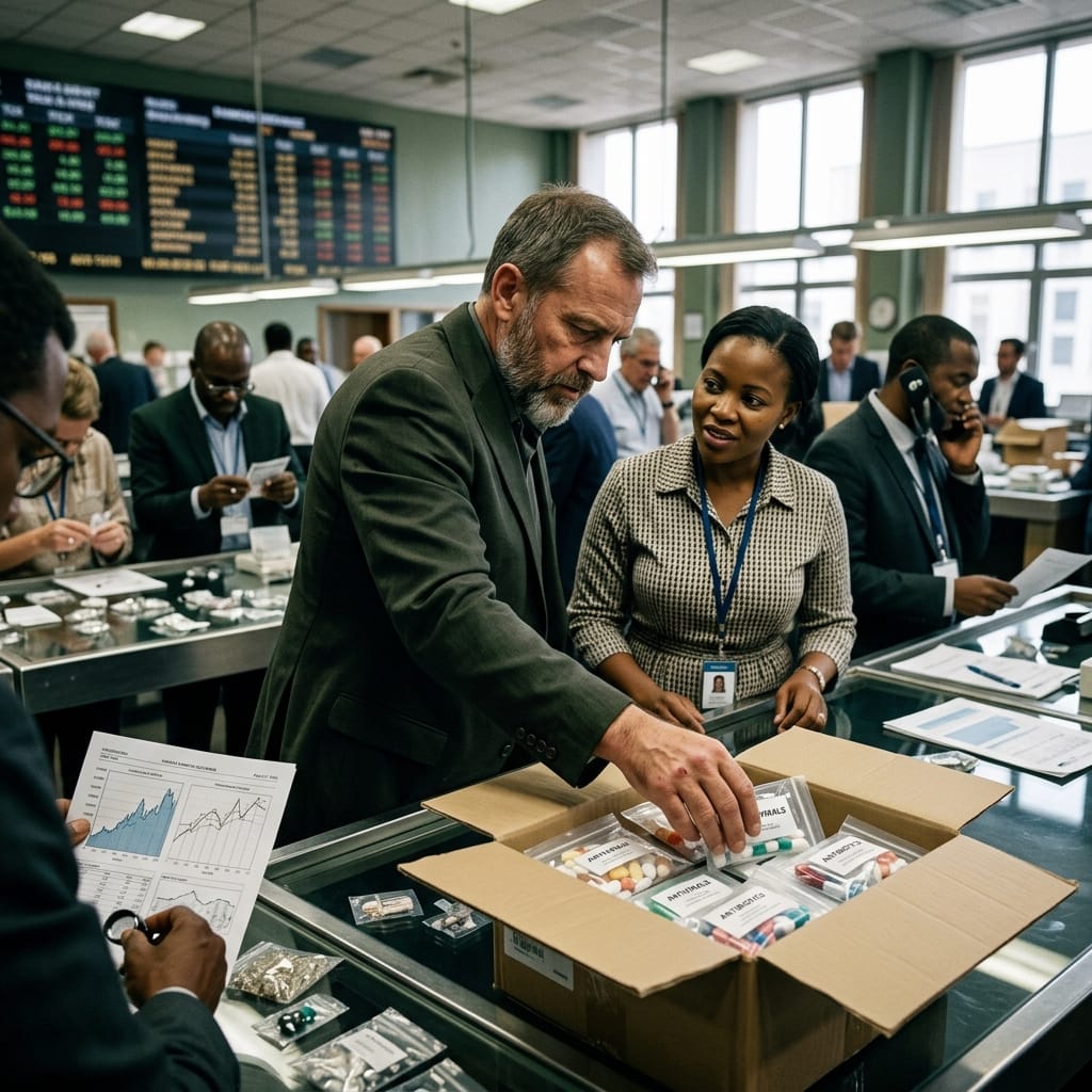 Eighteen Antwerp Diamond Companies Donate Medication to 35,000 Botswana Patients — jewelry industry news editorial photo