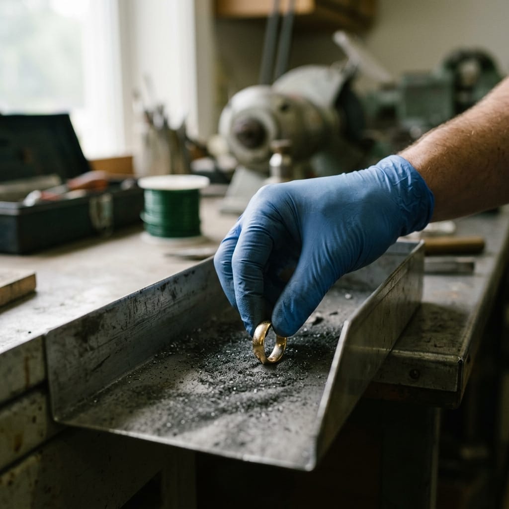 Jewelry Industry News: That Ring Down the Chute: A Lesson in Acting Fast That Ring Down the Chute: A Lesson in Acting Fast — jewelry industry news editorial photo