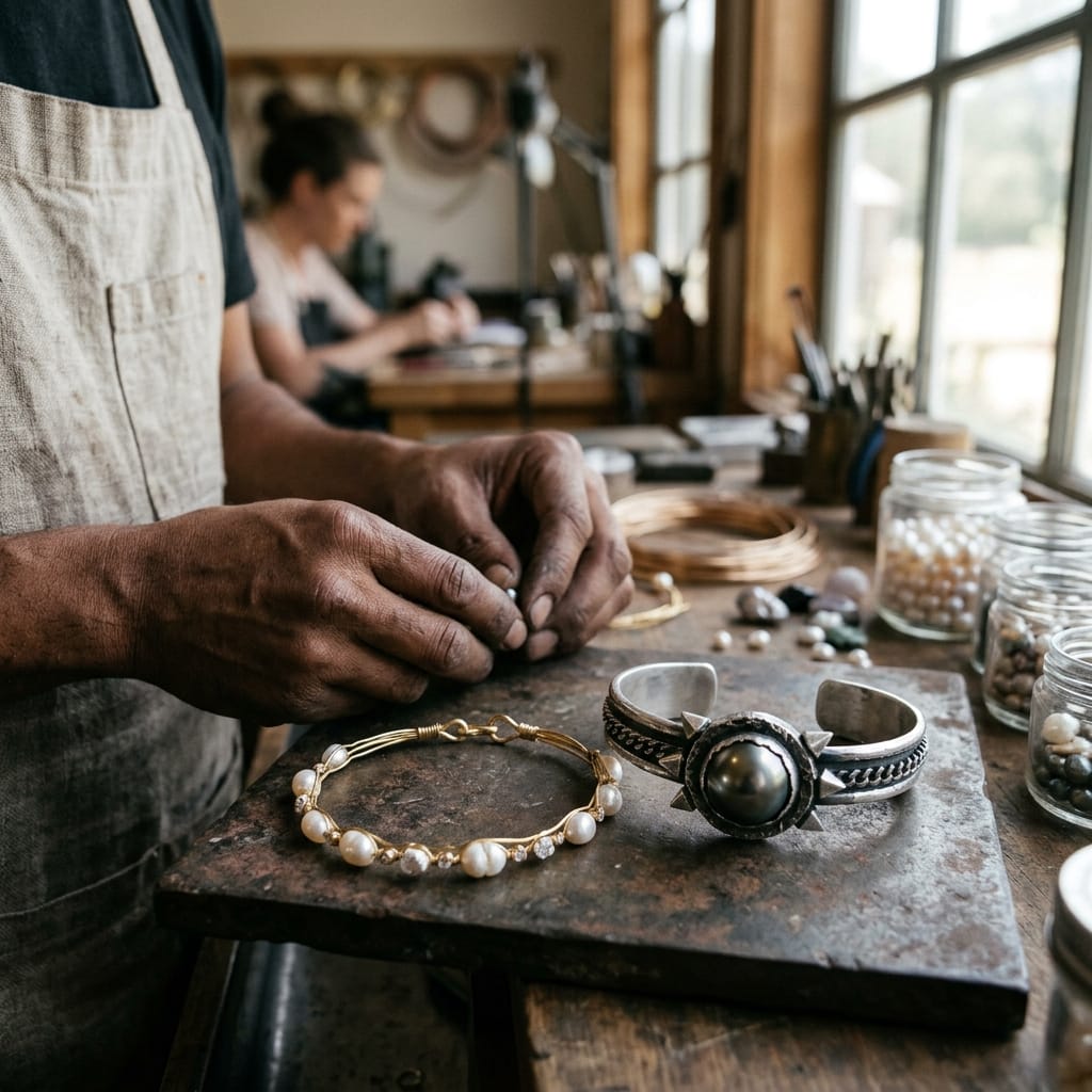 Jewelry Industry News: New Pearl Jewelry Designs Span Classic to Edgy Styles New Pearl Jewelry Designs Span Classic to Edgy Styles — jewelry industry news editorial photo