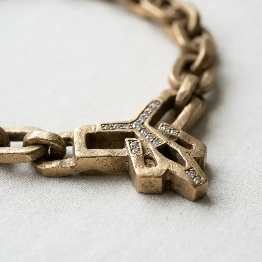 custom brass necklace casting manufacturer — custom jewelry manufacturing photo 1