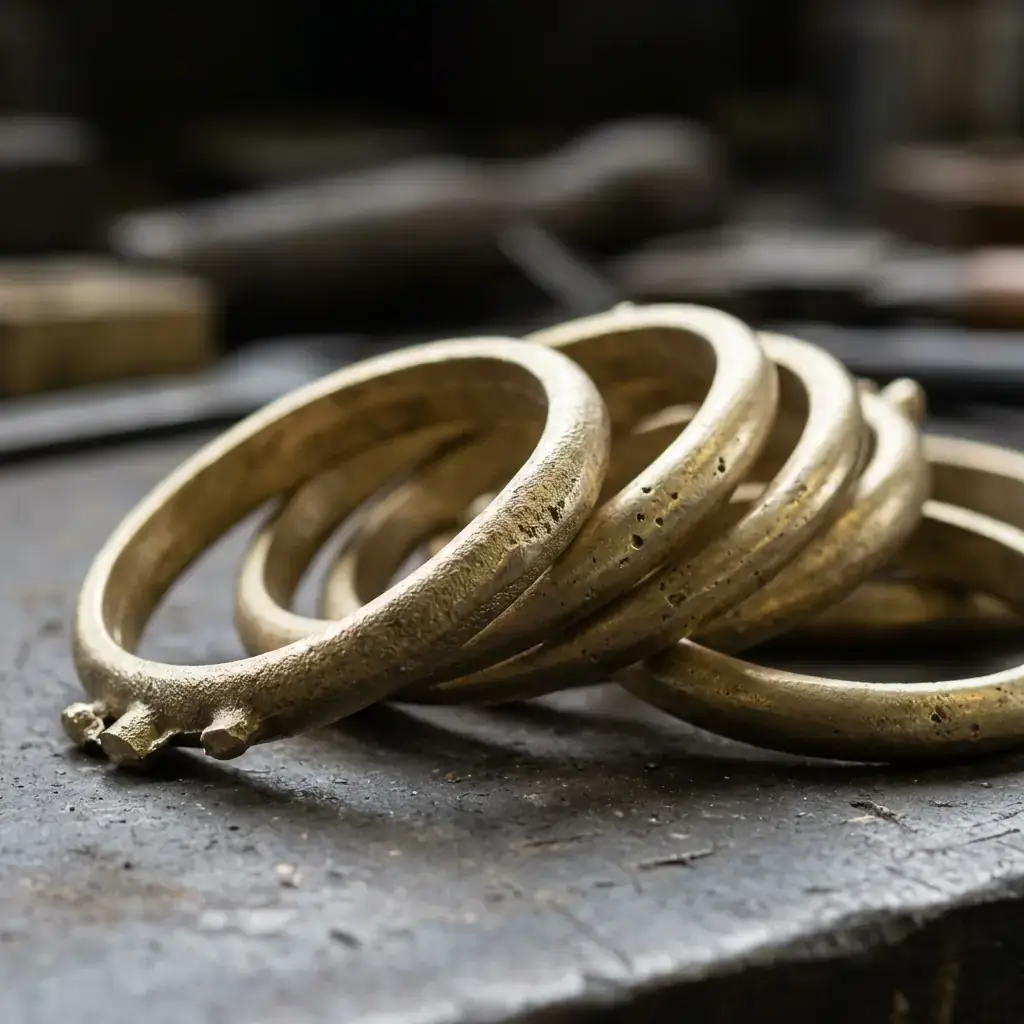 custom brass bangle casting manufacturer — custom jewelry manufacturing photo 1