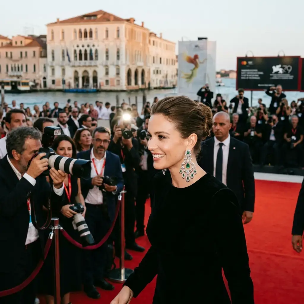 Statement Earrings Dominate the Venice Red Carpet — jewelry industry news editorial photo