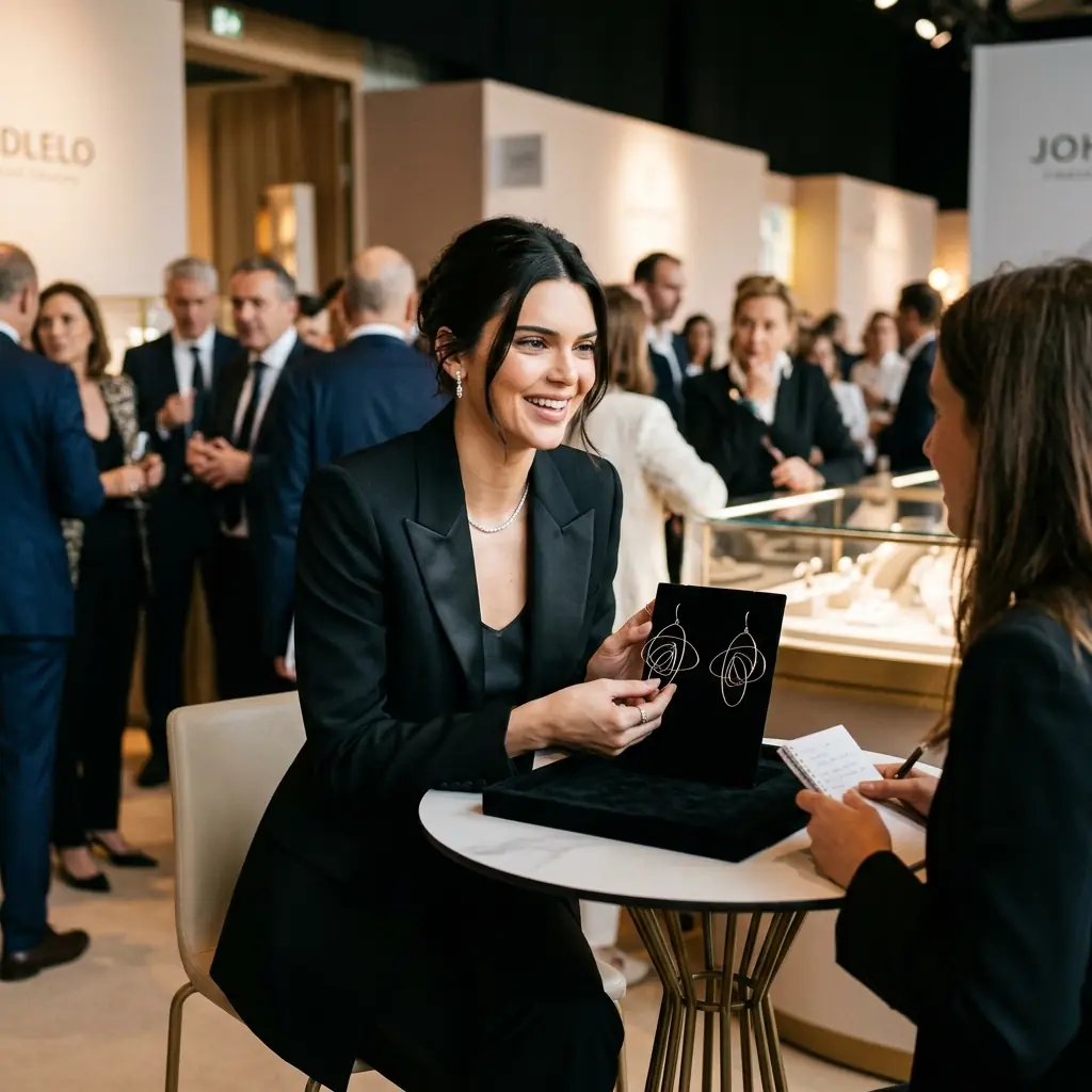 Kendall Jenner Confirms She Owns the Calder Earrings — jewelry industry news editorial photo