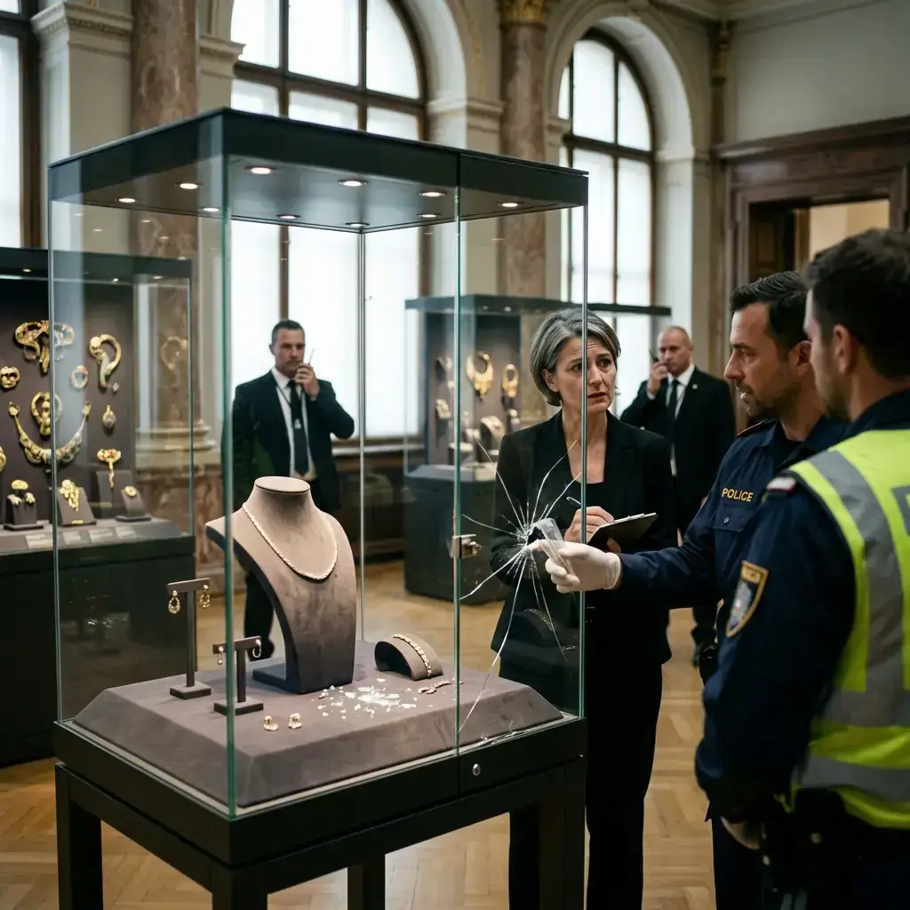 Vienna Museum Heist Nets $4M Diamond Necklace — jewelry industry news editorial photo