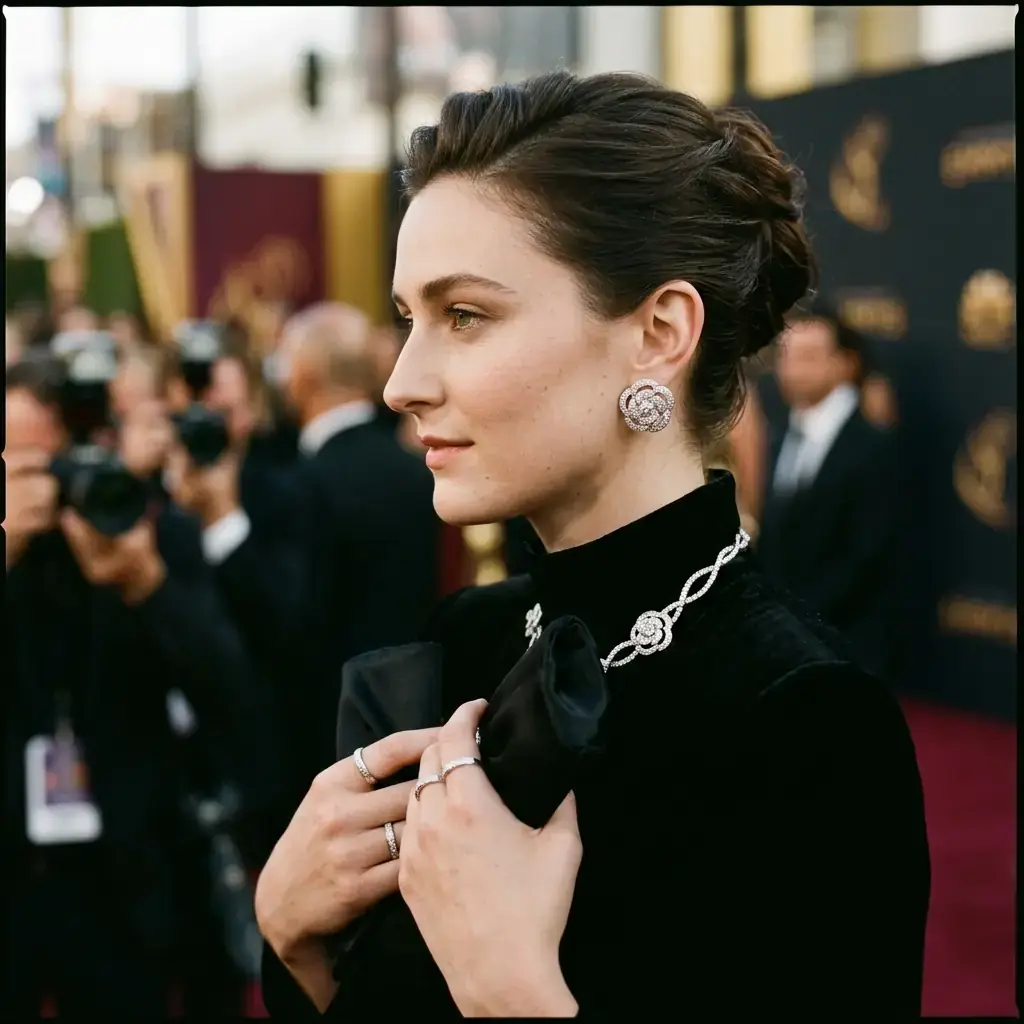 The 2026 Emmys — Sarah Pidgeon Wears Chanel Jewels — jewelry industry news editorial photo