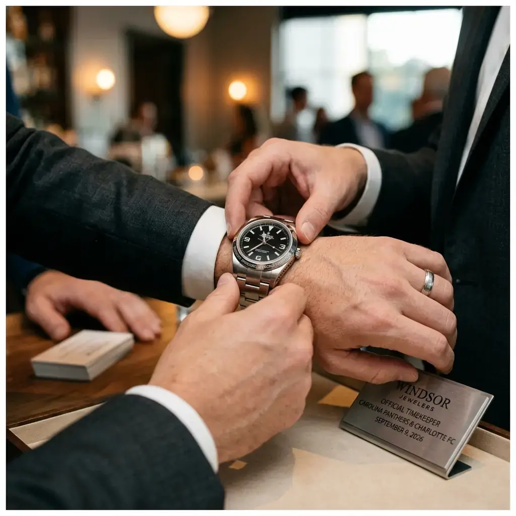 Windsor Jewelers Named Official Timekeeper for Carolina Panthers and Charlotte FC — jewelry industry news editorial photo