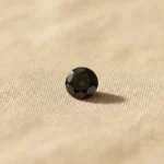Loose black memorial diamond, round cut, lab-grown from ashes or hair