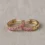 OEM 9K yellow gold pink sapphire huggie earrings manufacturer — custom jewelry manufacturing photo 1
