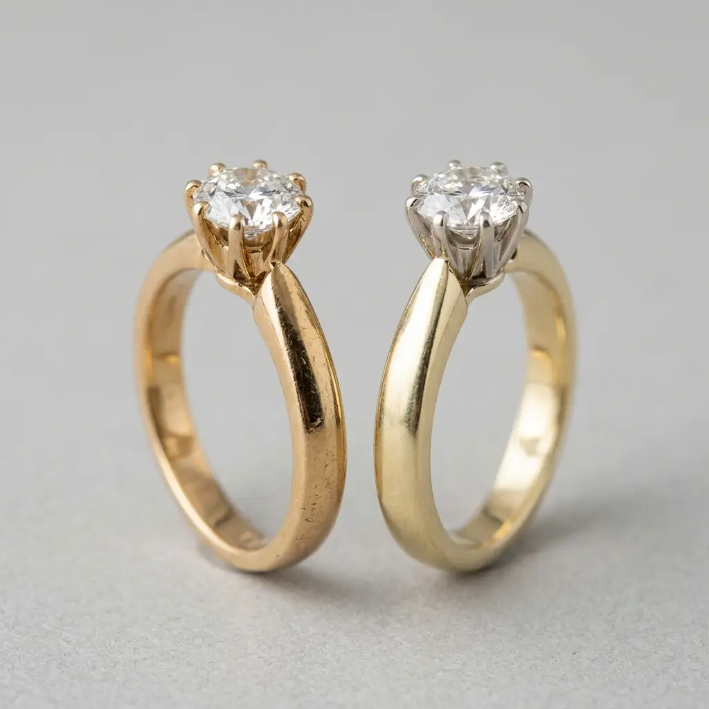 9k vs 14k gold — custom jewelry manufacturing photo 1