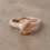 OEM 10K rose gold agate engagement ring manufacturer — custom jewelry manufacturing photo 1