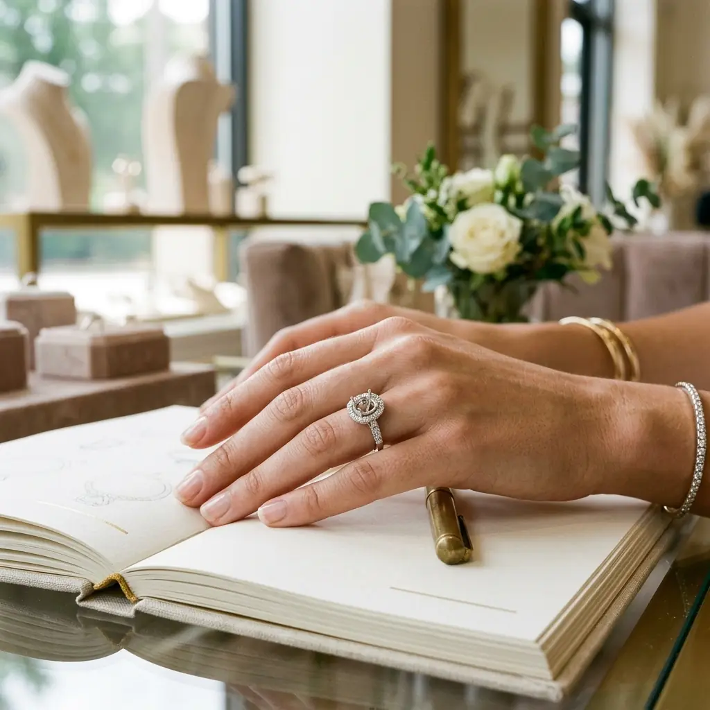 semi-mount engagement ring wholesale — custom jewelry manufacturing photo 2