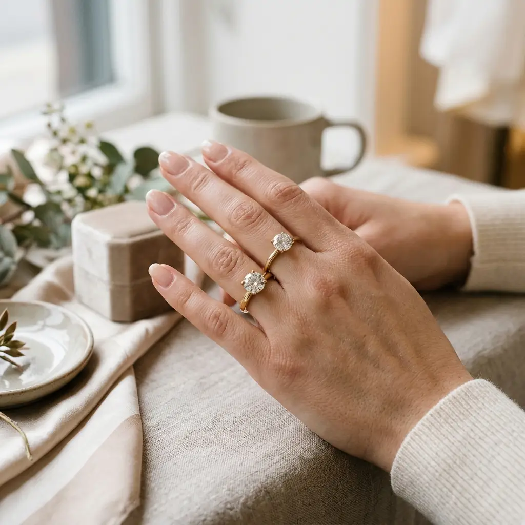 9k vs 14k gold — custom jewelry manufacturing photo 2