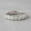 custom 10K white gold natural diamond eternity ring — custom jewelry manufacturing photo 1