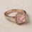 OEM 10K rose gold rose quartz engagement ring manufacturer — custom jewelry manufacturing photo 1