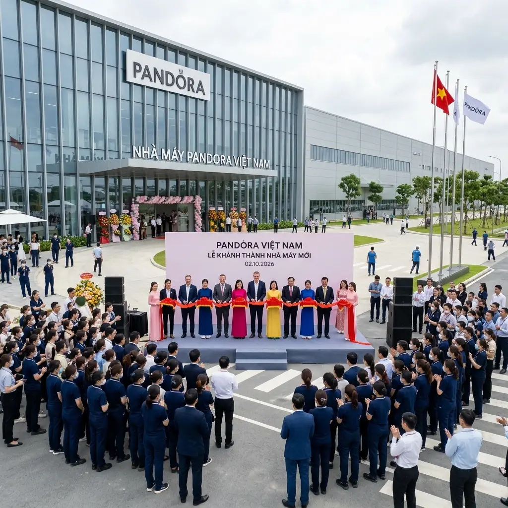 Pandora Opens Vietnam Factory — jewelry industry news editorial photo