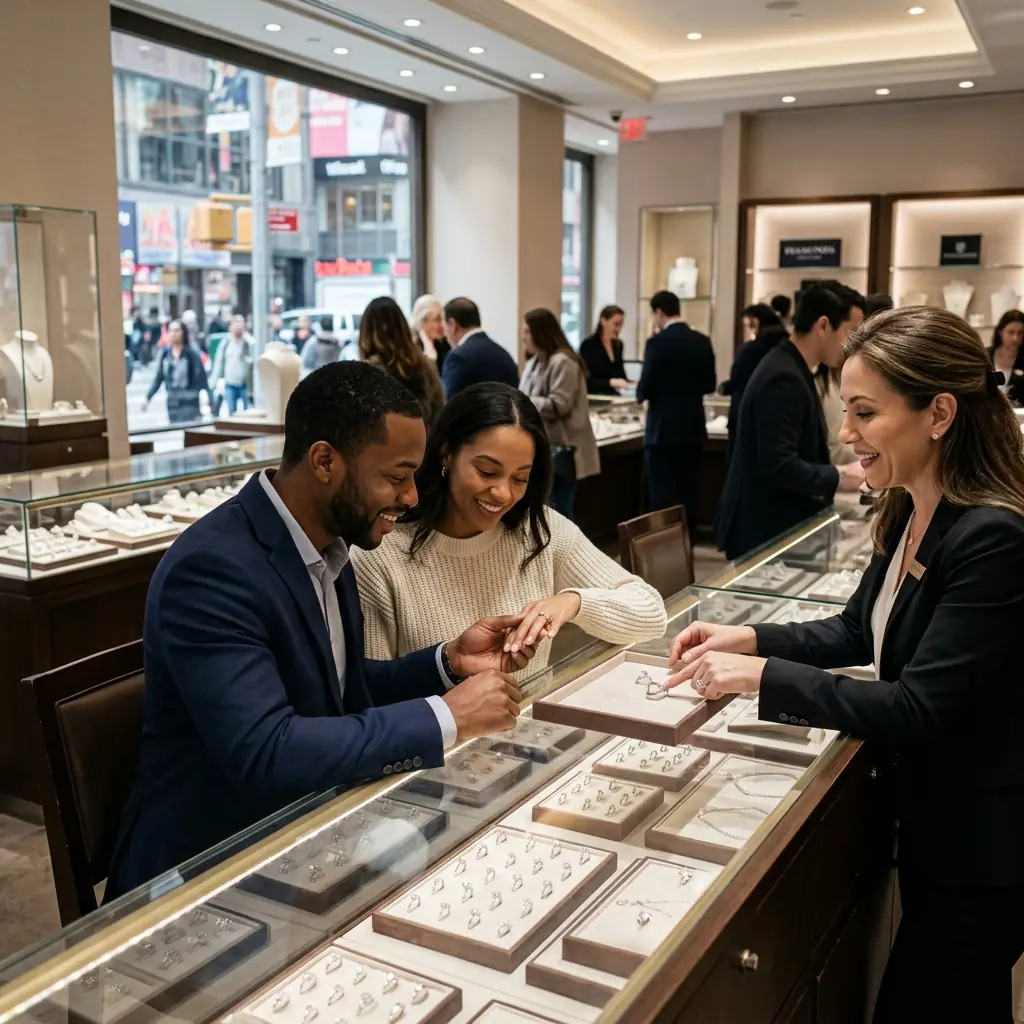 New York Leads the Nation in Engagement Ring Shopping — jewelry industry news editorial photo