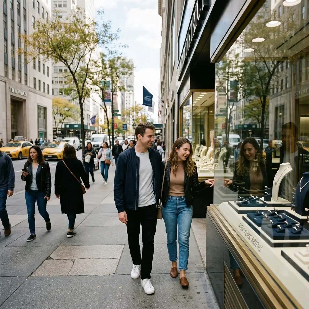New York Leads the Nation in Engagement Ring Shopping — jewelry industry news editorial photo