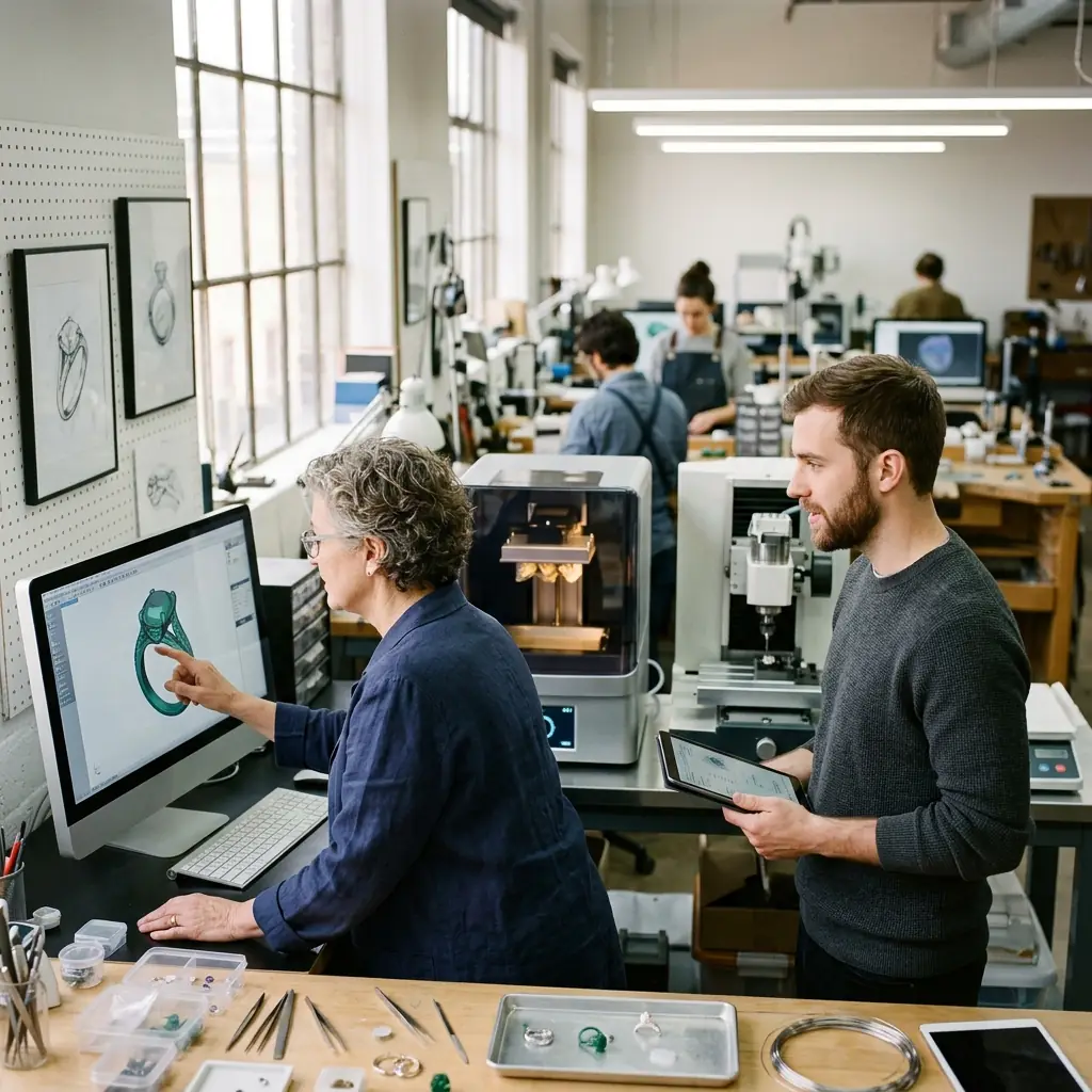CAD/CAM Leads Jewelers' Technology List as AI Looms — jewelry industry news editorial photo