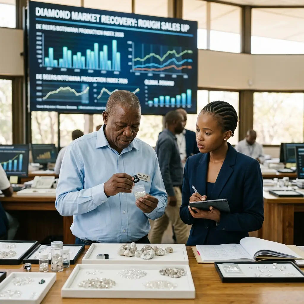 De Beers and Botswana Signal Diamond Demand Recovery — jewelry industry news editorial photo